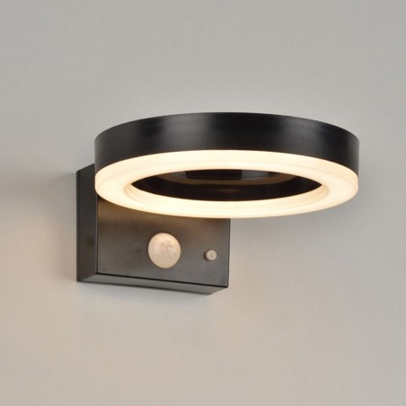 Applique solaire à LED avec détecteur de mouvement Halo (8W)