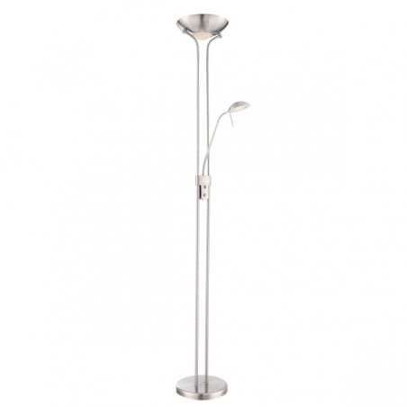 Lampadaire Lampa LED nickel (réglable)