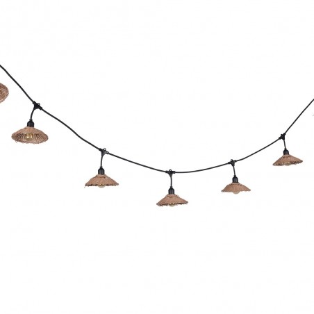 Guinguette á LED d'extérieur Paillote (10x1W)