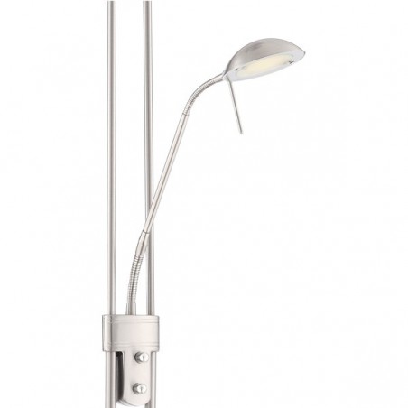 Lampadaire Lampa LED nickel (réglable)