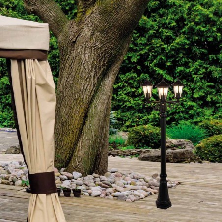 Lampadaire Exterieur Valence (3 lumieres)