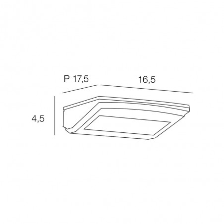Applique á LED avec capteur de mouvement Sweet Home (7W)