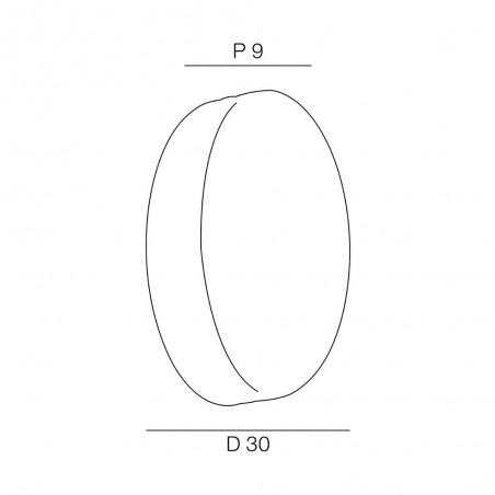 Plafonner Exterieur Hudson Rond (2 lumieres)