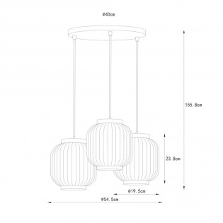 Lampe de suspension Gosse (3 lumieres)