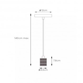 Lampe de plafond pendel Jova
