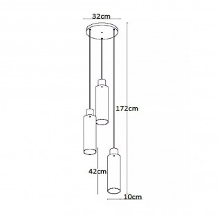 Lampe de suspension Orlando (3 lumieres)