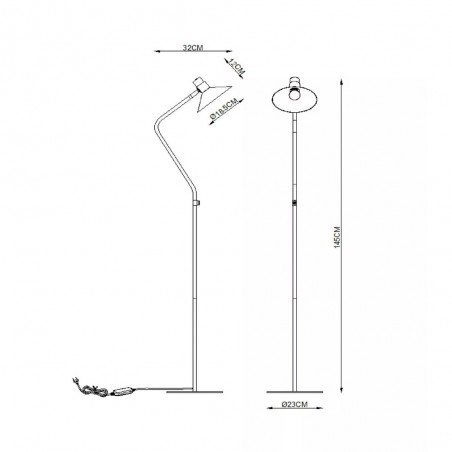 Lampadaire Pepijn