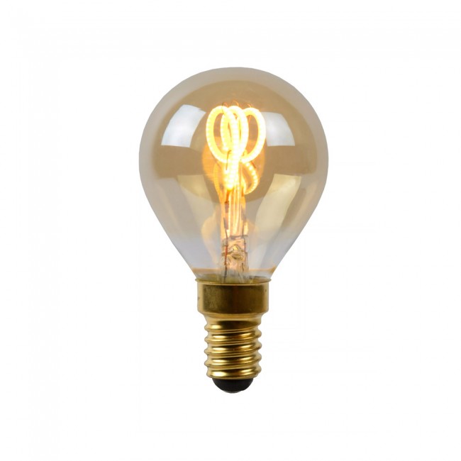 Ampoule à filament LED E14 Ambre P45 (3W) Ampoule à filament LED E14 Ambre P45 (3W)