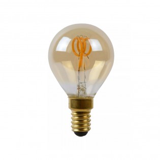 Ampoule à filament LED E14 Ambre P45 (3W)