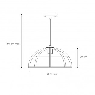 Lampe de plafond Dikra
