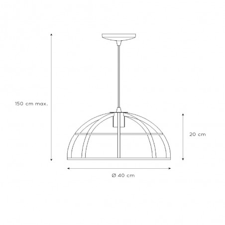 Lampe de plafond Dikra