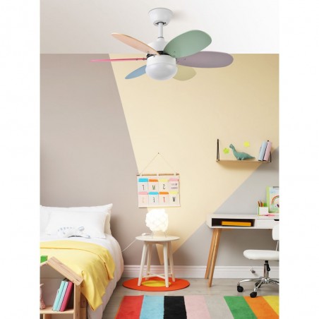 Ventilador de techo Alves Multicolor