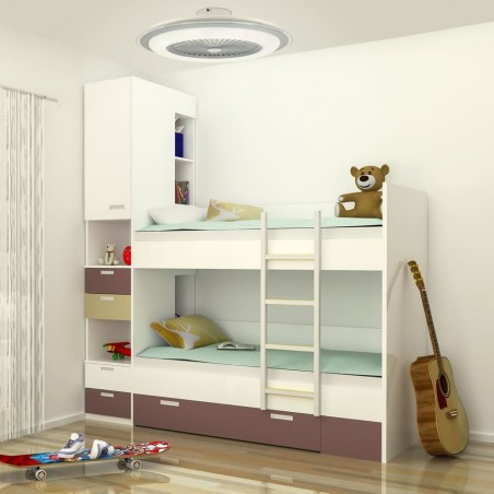 Ventilateur avec LED lumiere Liria (48W)