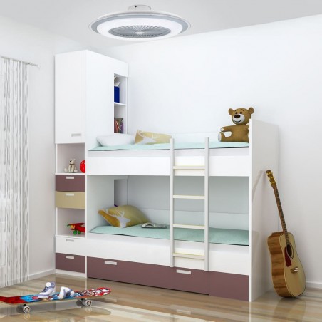 Ventilateur avec LED lumiere Liria (48W)