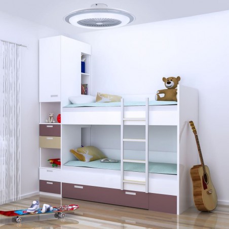 Ventilateur avec LED lumiere Liria (48W)