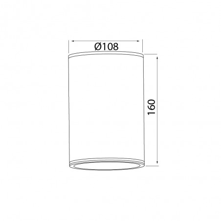 Plafón de techo exterior Volcano