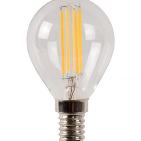Bombilla filamentos LED E14 Transparente P45 (5W)