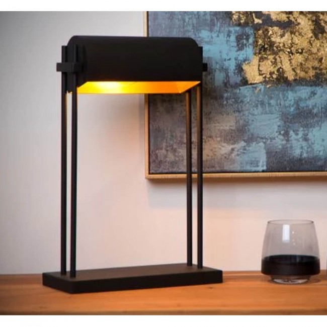Lampe à poser en métal tubo (gris