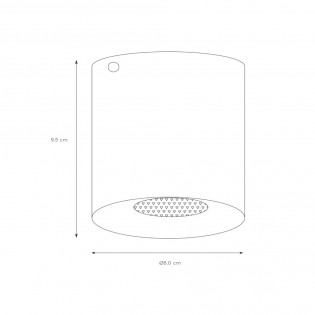 Spot de plafond Bodi Round