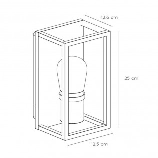 Aplique de pared para baños Carlyn