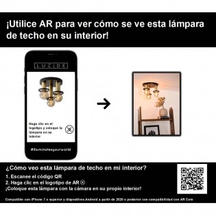 Plafonnier Anaka (3 lumieres)