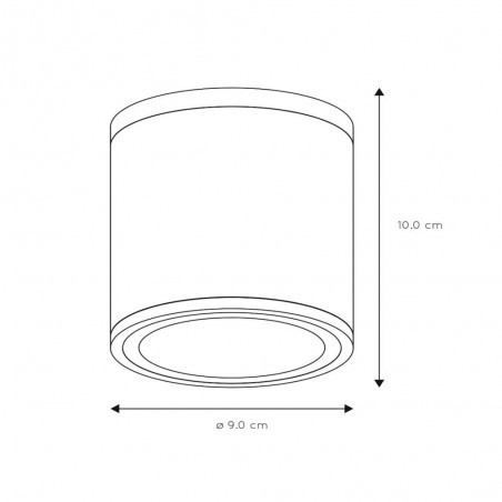 Spot de plafond pour bains Aven Round