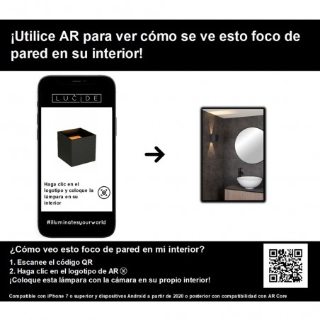 Applique Murale Exterieur á LED Axi Square (2x3W)