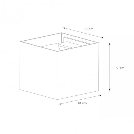 Applique Murale Exterieur á LED Axi Square (2x3W)
