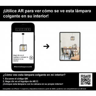 Lámpara colgante Ruben