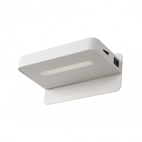 Applique LED avec étagère et USB Atkin (6W)