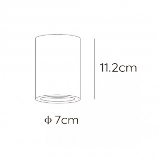 Spot de plafond Gipsy Round