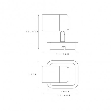 Spot á LED pour bains Lennert (5W)