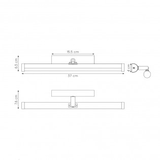 Applique á LED pour bains Belpa (7W)