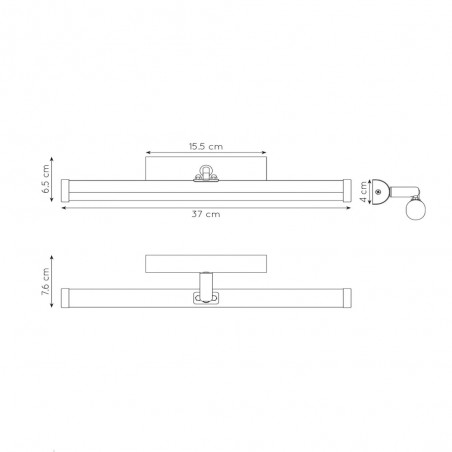 Applique á LED pour bains Belpa (7W)