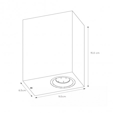 Applique d'Exterieur á LED Zora Square (2x5W)