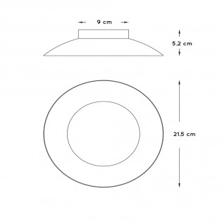 Plafonnier á LED Foskal (7W)