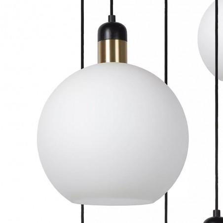 Lampe de suspension Julius Opale (5 lumieres)