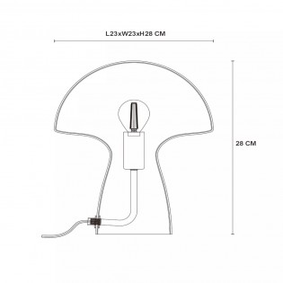 Lampe á poser Fungo