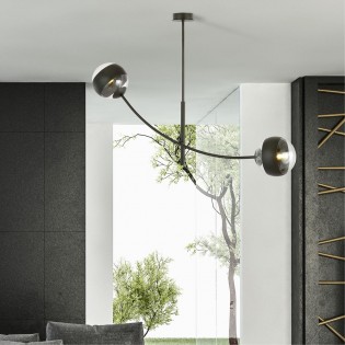 Lampe de plafond Helmet (2 lumieres)