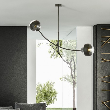 Lampe de plafond Helmet (2 lumieres)