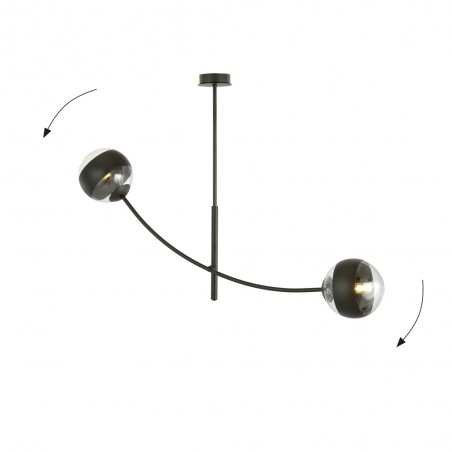 Lampe de plafond Helmet (2 lumieres)