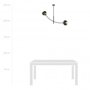 Lampe de plafond Helmet (2 lumieres)