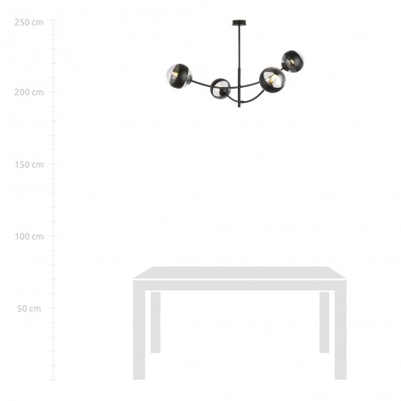 Lampe de plafond Helmet (4 lumieres)