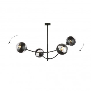 Lampe de plafond Helmet (4 lumieres)