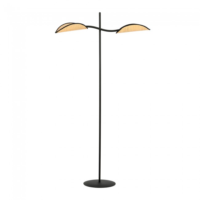 Lampadaire Flik Rotin (2 lumieres)