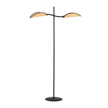 Lampadaire Flik Rotin (2 lumieres)