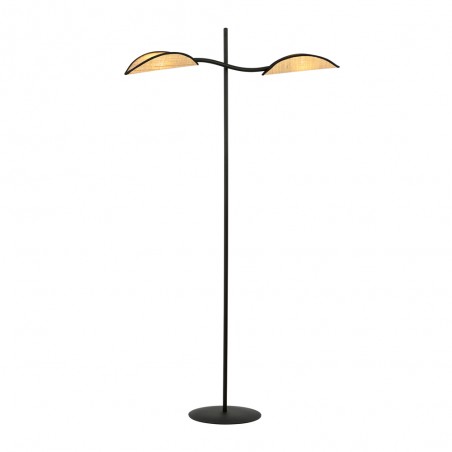 Lampadaire Flik Rotin (2 lumieres)