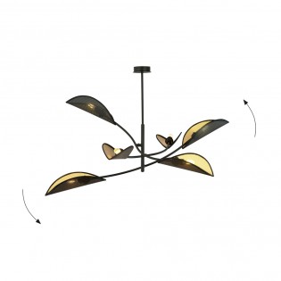 Lustre Flik Noir (6 lumieres)