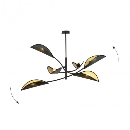 Lustre Flik Noir (6 lumieres)