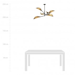 Lustre Flik Rotin (6 lumieres)